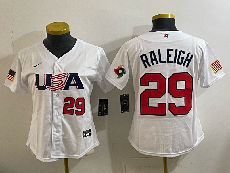 youth 2026 World cup white Nike MLB jersey 002->youth mlb jersey->Youth Jersey
